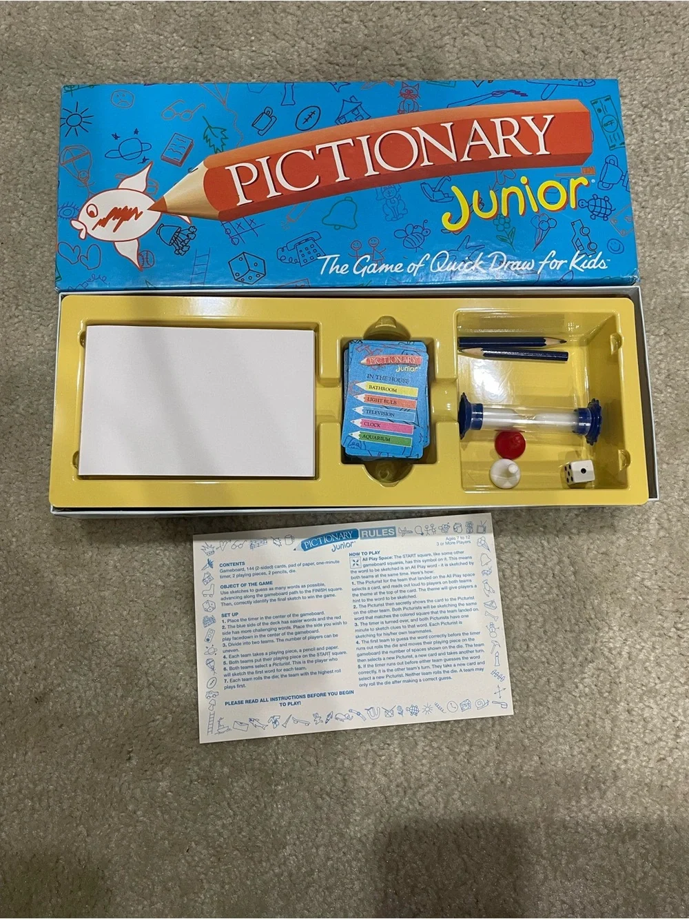 1999 Pictionary Junior game